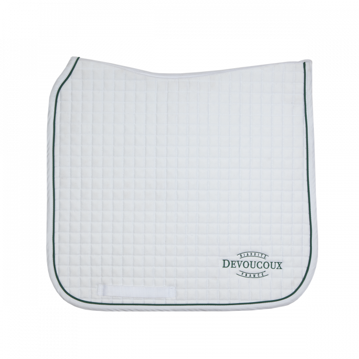 Makila white saddle pad