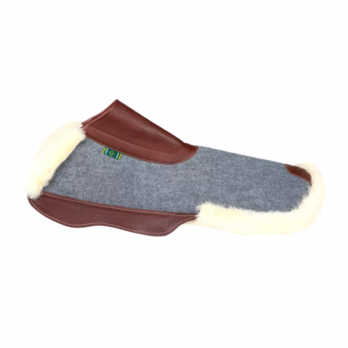 Artificial sheepskin felt pressure distribution pad