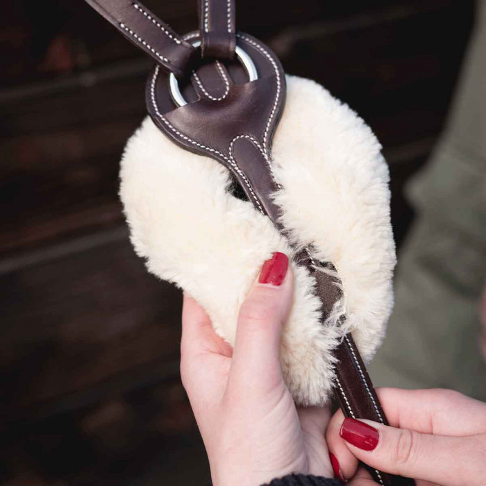 Synthetic Sheepskin Pads for 3-Point Breastplate