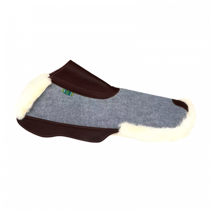Artificial sheepskin felt pressure distribution pad