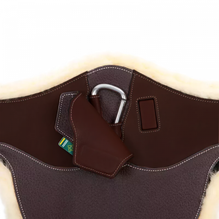 Sangle bavette imitation mouton