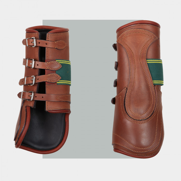 Bottes tendon saut cross-country marron clair Devoucoux